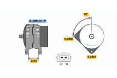 BOSCH 0123320027 — Генератор