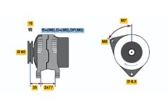 BOSCH 0123310055 — Генератор