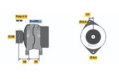 BOSCH 0123315021 — Генератор
