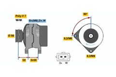 BOSCH 0123510005 — Генератор