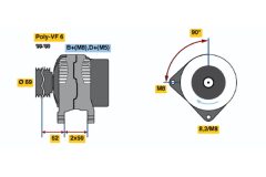 BOSCH 0123520014 — Генератор