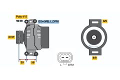 BOSCH 0124425019 — Генератор