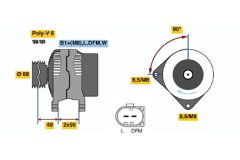 BOSCH 0124515035 — Генератор