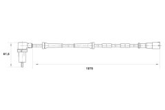 BOSCH 0265006139 — Датчик ABS