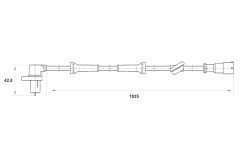 BOSCH 0265006197 — Датчик ABS