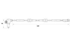 BOSCH 0265006201 — Датчик ABS