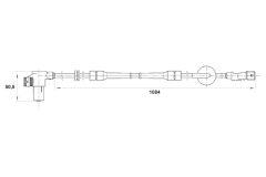 BOSCH 0265006205 — Датчик ABS
