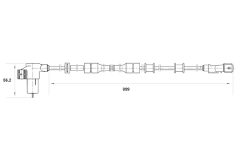 BOSCH 0265006207 — Senzor ABS