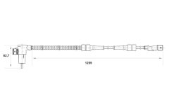 BOSCH 0265006208 — Senzor ABS