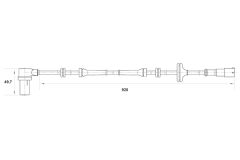 BOSCH 0265006258 — Датчик ABS