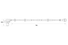 BOSCH 0265006294 — Датчик ABS