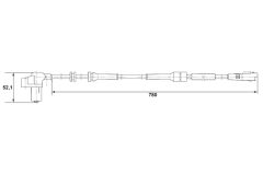 BOSCH 0265006730 — Senzor ABS