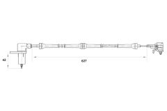 BOSCH 0265006755 — Датчик ABS