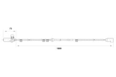 BOSCH 0265006817 — Senzor ABS