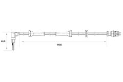 BOSCH 0265007038 — Датчик ABS