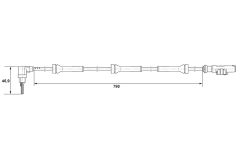 BOSCH 0265007400 — Senzor ABS