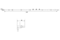 BOSCH 0265007463 — Датчик ABS