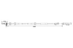 BOSCH 0265007488 — Senzor ABS