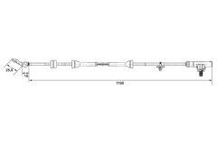 BOSCH 0265007537 — Senzor ABS