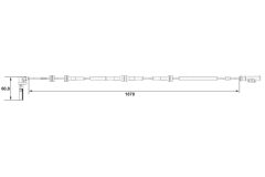 BOSCH 0265007543 — Senzor ABS