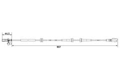 BOSCH 0265007789 — Senzor ABS