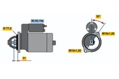BOSCH 0986012171 — Electromotor
