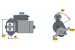 BOSCH 0986012921 — Стартер