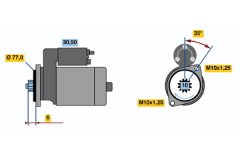 BOSCH 0986014161 — Electromotor