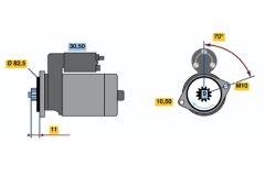 BOSCH 0986014191 — Electromotor