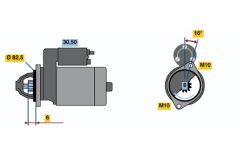 BOSCH 0986014201 — Electromotor