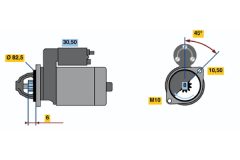 BOSCH 0986014211 — Electromotor