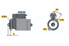 BOSCH 0986014221 — Electromotor