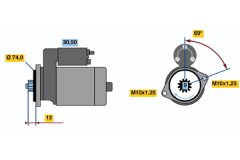 BOSCH 0986014501 — Electromotor