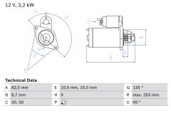 BOSCH 0986015920 — Electromotor