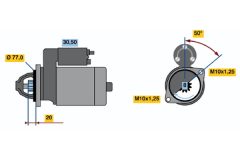 BOSCH 0986016001 — Electromotor