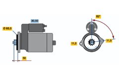 BOSCH 0986016431 — Стартер