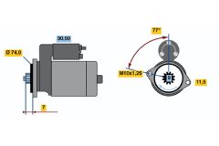 BOSCH 0986016441 — Electromotor