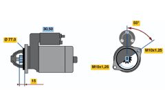 BOSCH 0986017651 — Electromotor