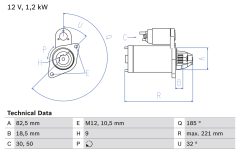 BOSCH 0986017920 — Стартер