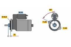 BOSCH 0986018761 — Electromotor