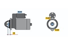 BOSCH 0986020741 — Electromotor