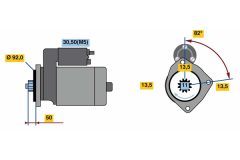 BOSCH 0986023590 — Electromotor