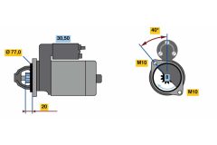 BOSCH 0986023750 — Electromotor