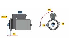 BOSCH 0986023840 — Electromotor