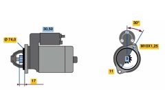 BOSCH 0986023910 — Electromotor