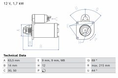 BOSCH 0 986 027 690 — Стартер