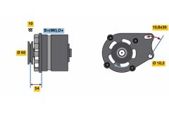 BOSCH 0986032340 — Генератор