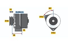 BOSCH 0986032930 — Генератор