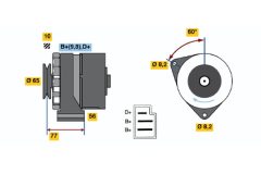 BOSCH 0986033200 — Генератор