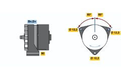 BOSCH 0986034940 — Генератор